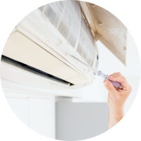 Manutenção de ar-condicionado residencial e comercial